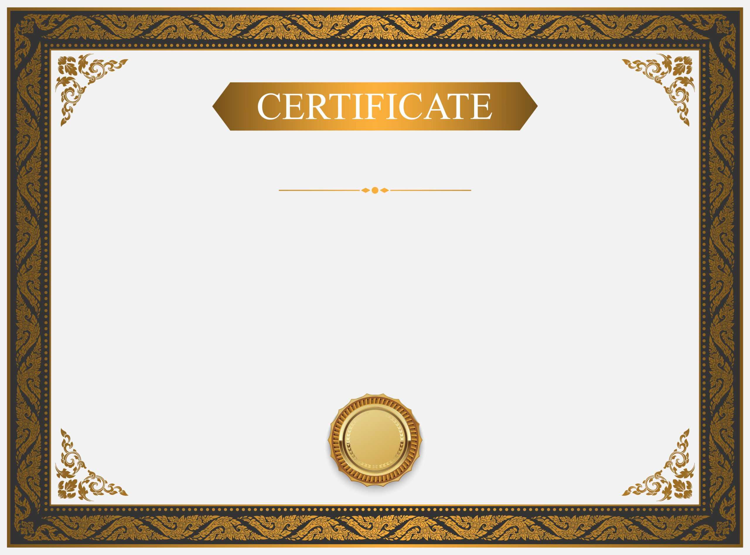 Certificate Format Border New 6 Borders Template Award For Award Certificate Border Template