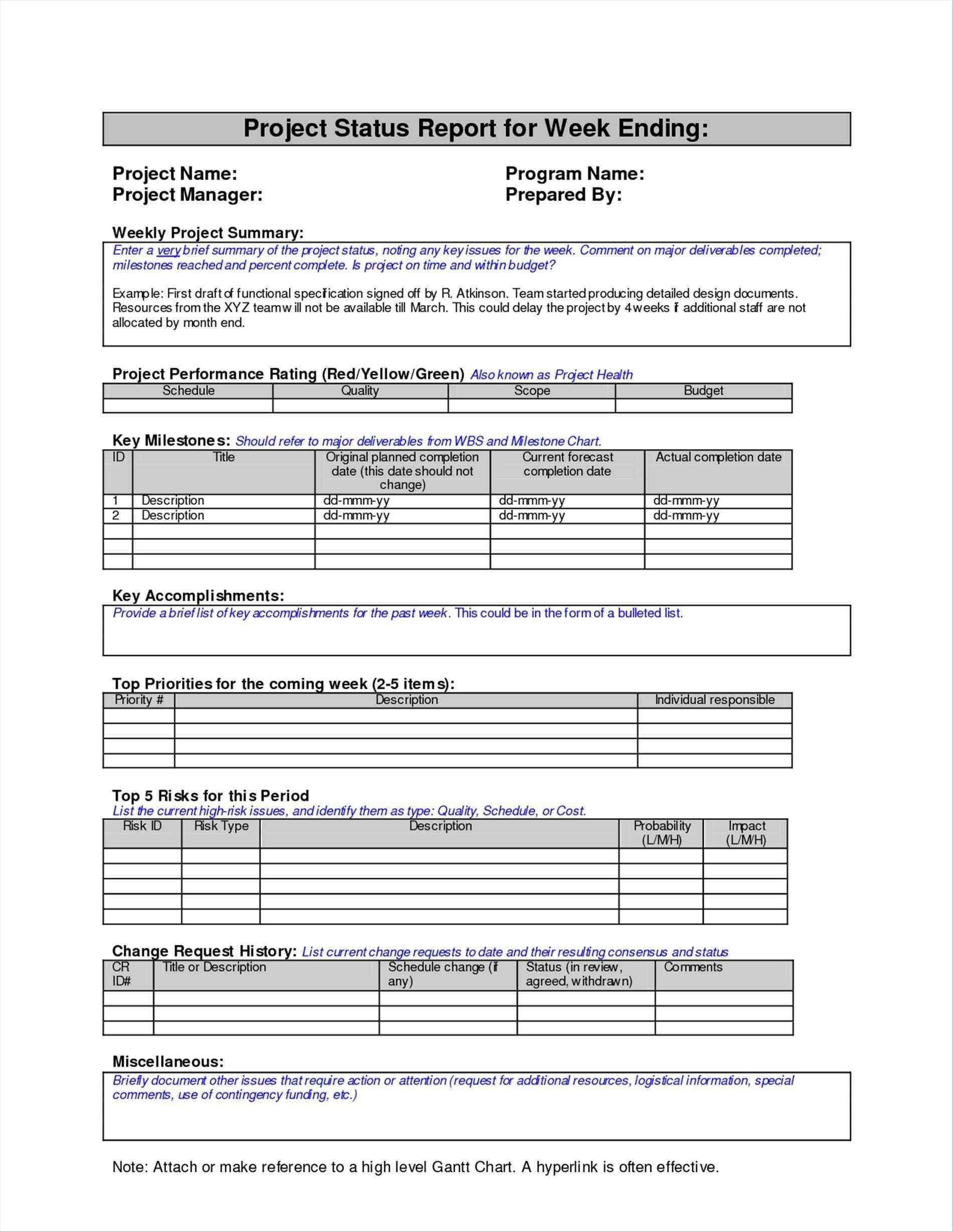 Certificate Format For Project Report Doc Copy Monthly Inside Monthly Progress Report Template