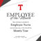 Certificate Of Employee The Month Template Brochure With Regard To Employee Of The Month Certificate Templates