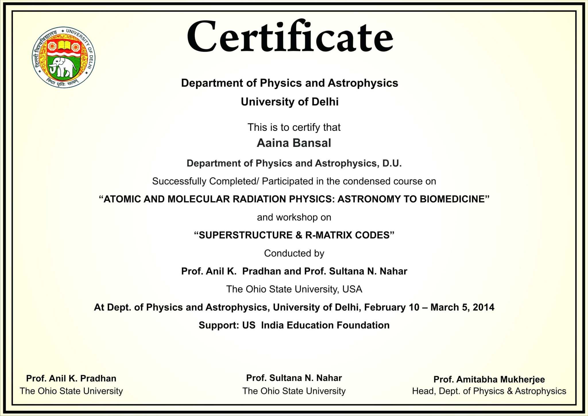 Certificate Of Ownership Template