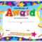 Certificate Template For Kids Free Certificate Templates In Free Student Certificate Templates