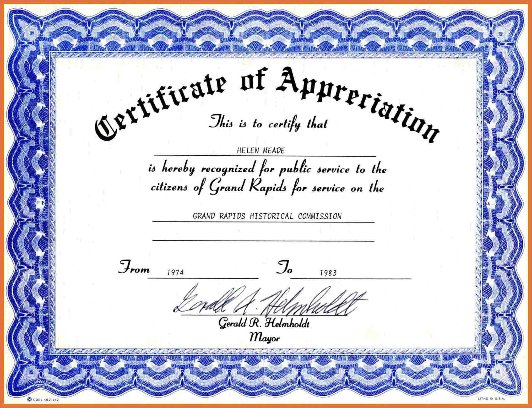 Certificate Template Free Download | Certificates Templates Free With Regard To Walking Certificate Templates