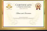 Certificate Template In Tennis Sport Theme With for Tennis Gift Certificate Template
