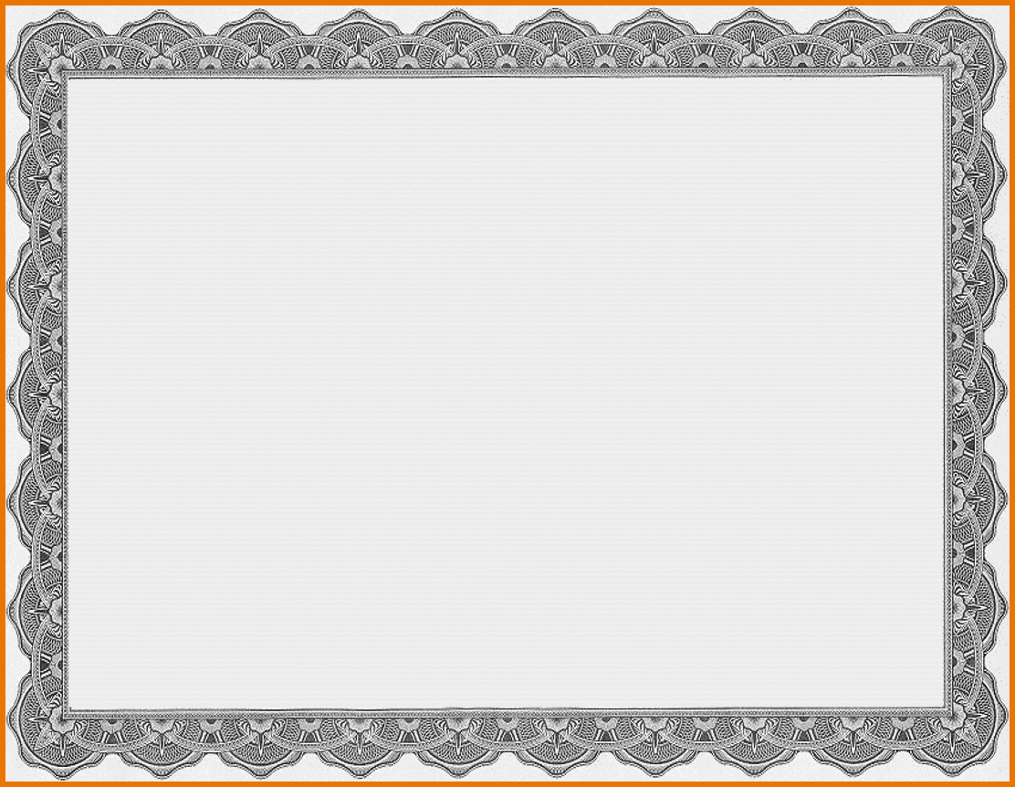Certificate Template Png Transparent Templatepng Images Free With Award Certificate Border Template
