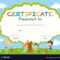 Certificate Template With Kids Planting Trees With Free Kids Certificate Templates