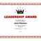 Certificate Template Word 2016 Brochure Templates Free Pertaining To Leadership Award Certificate Template