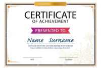 Certificate Template,diploma Layout,a4 Size ,vector inside Certificate Template Size