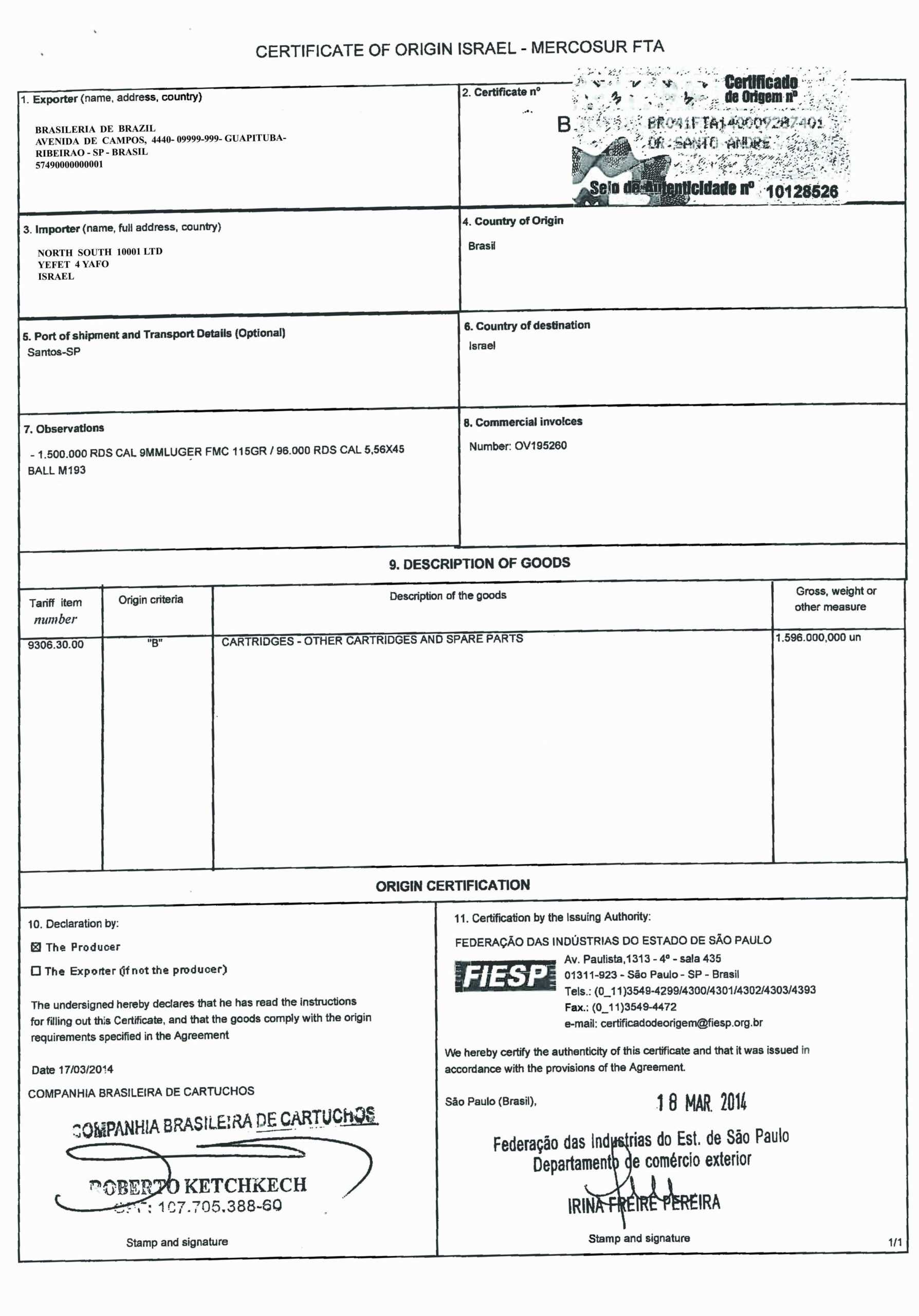 Certificate Templates: 2014 Nafta Certificate Of Origin Template Pertaining To Nafta Certificate Template
