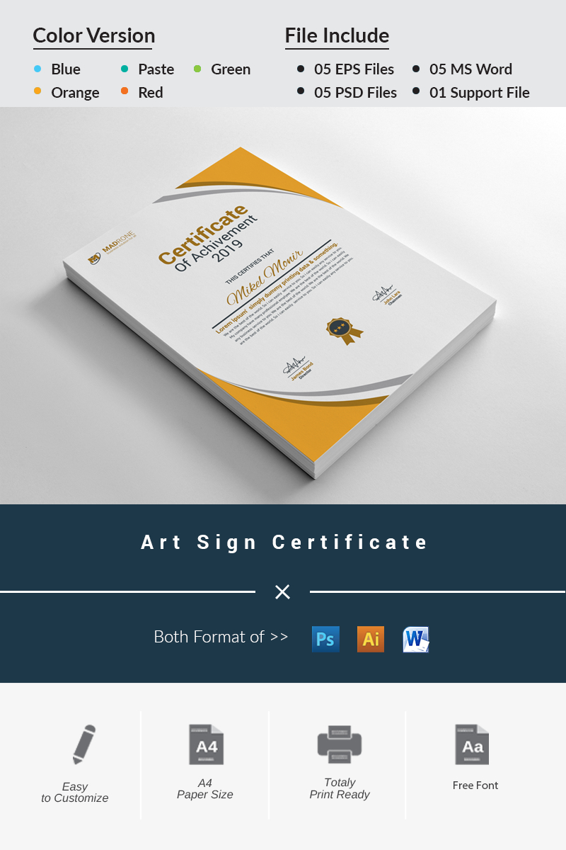 Certificate Templates | Award Certificates | Templatemonster For No Certificate Templates Could Be Found