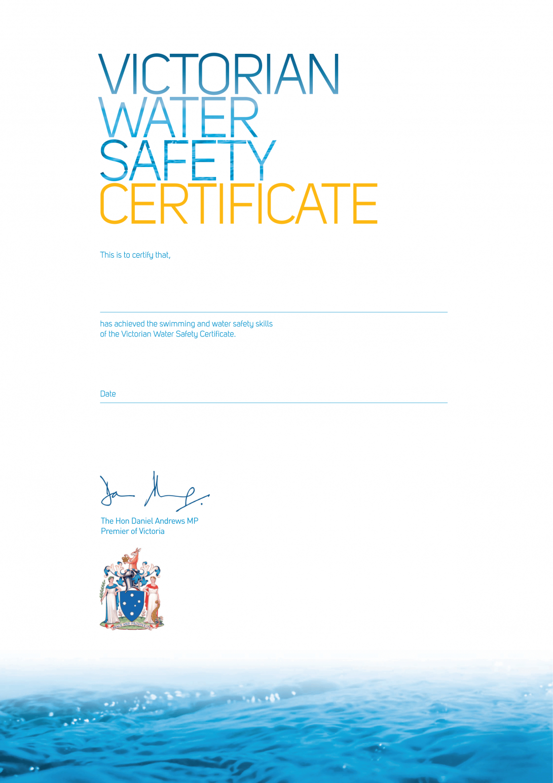 Certificate Templates For Swimming Awards 3 Ways To Make For Life Saving Award Certificate Template