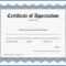 Certificate Templates: Free Templates For Certificate Of Regarding Certificate Of Appreciation Template Free Printable