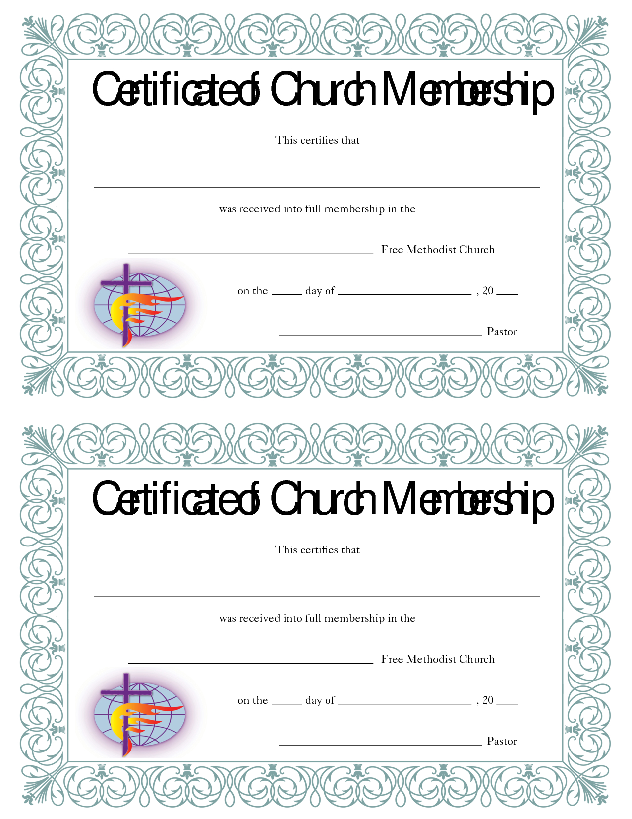 Certificate Templates: Sample Membership Certificate 7 Intended For New Member Certificate Template