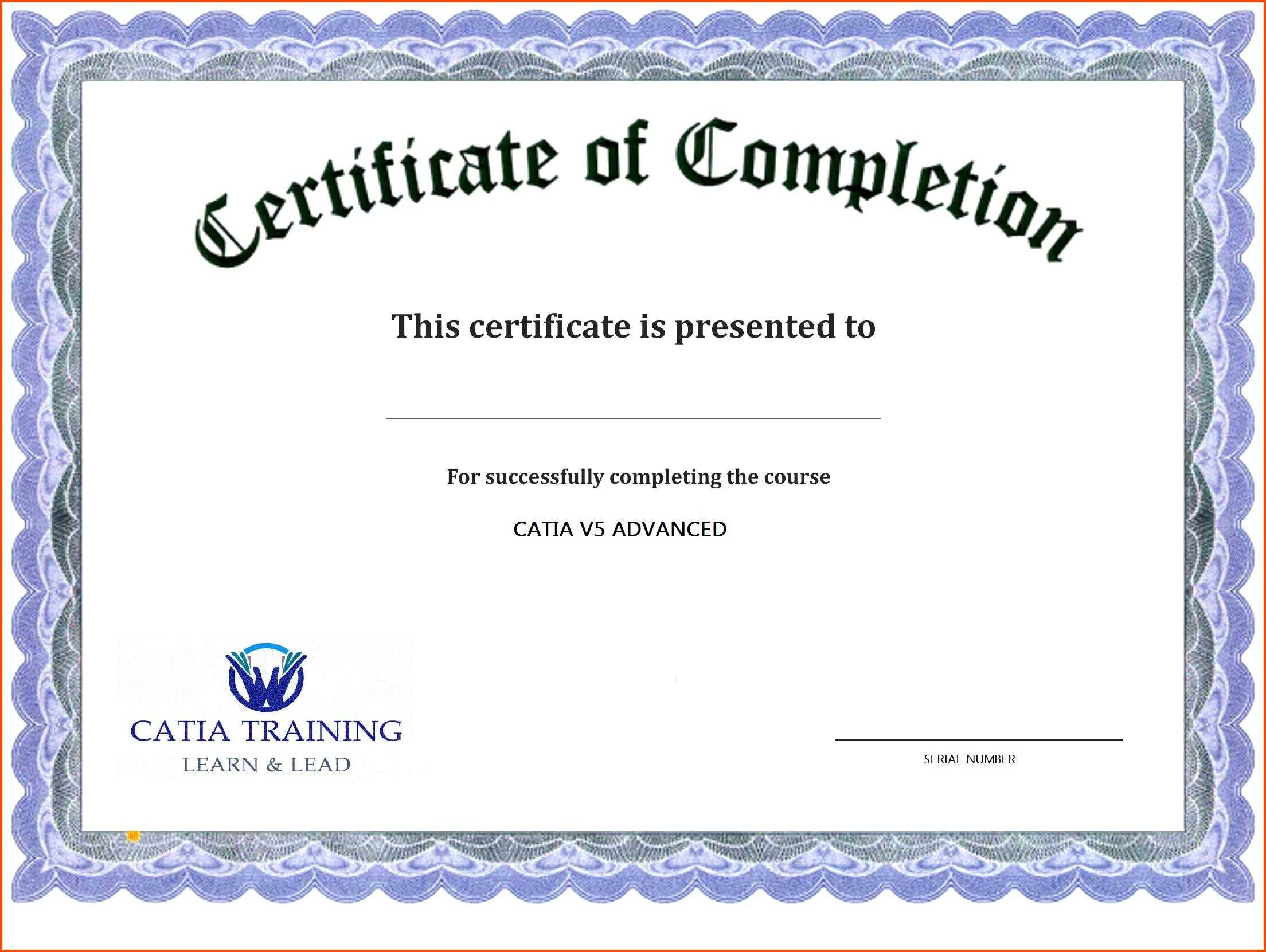 Certificates: Captivating Certificate Template Word Ideas Intended For Forklift Certification Template