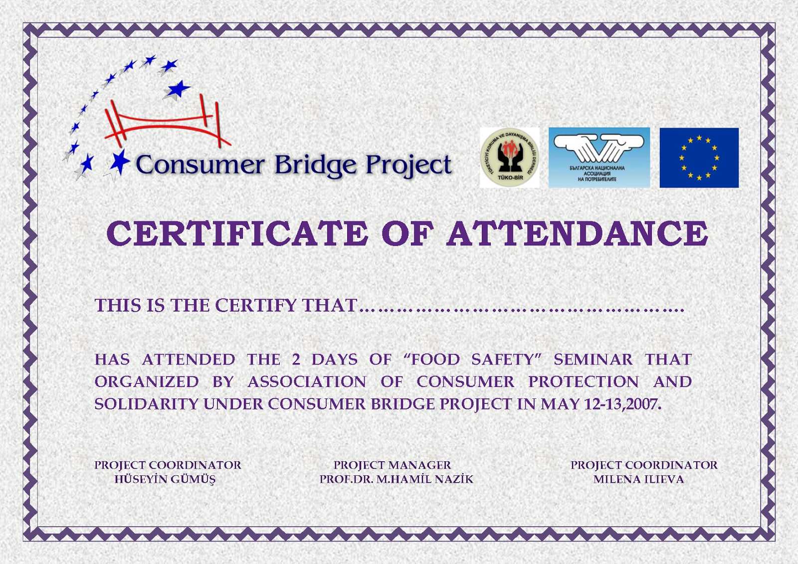 Certificates: Popular Attendance Certificate Template Word With Regard To Perfect Attendance Certificate Free Template