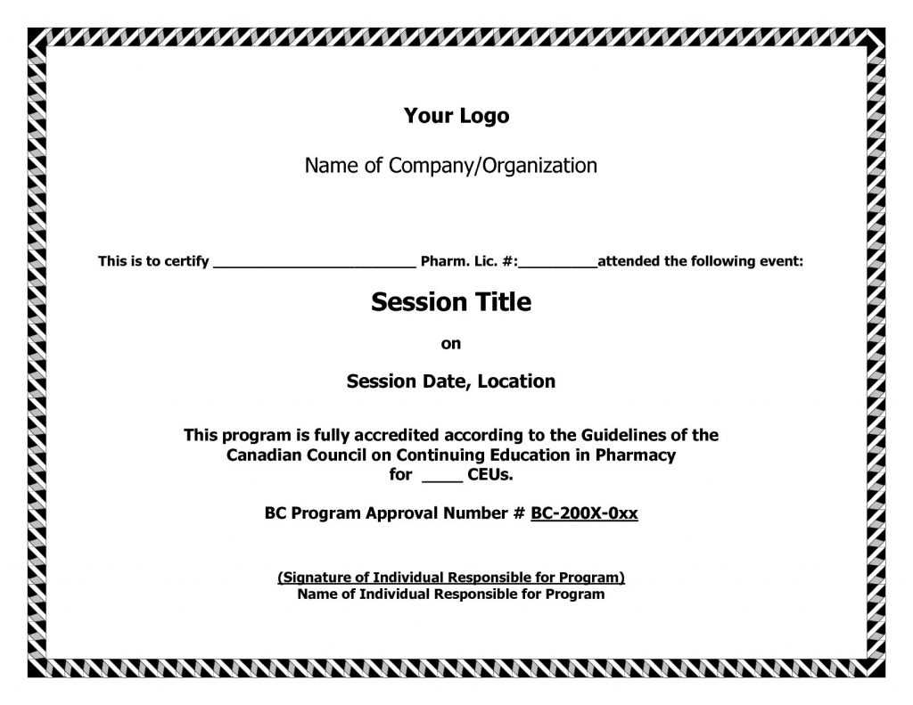 Ceu Certificate Of Completion Template Brochure Templates Intended For Ceu Certificate Template