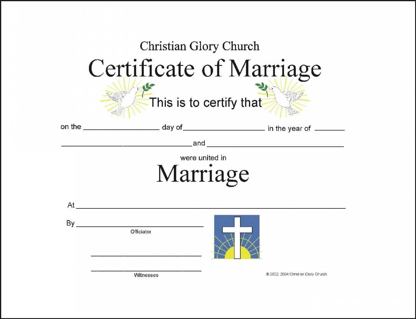 Christian Wedding Certificate Sample - Google Search Intended For Christian Certificate Template