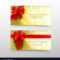 Christmas Card Template For Invitation And Gift For Present Card Template