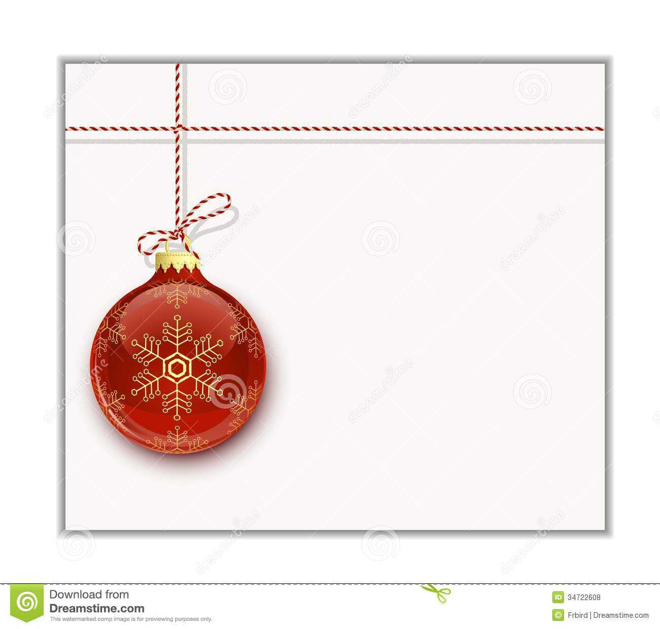 Christmas Card Template Stock Vector. Illustration Of Clip Inside Blank Christmas Card Templates Free
