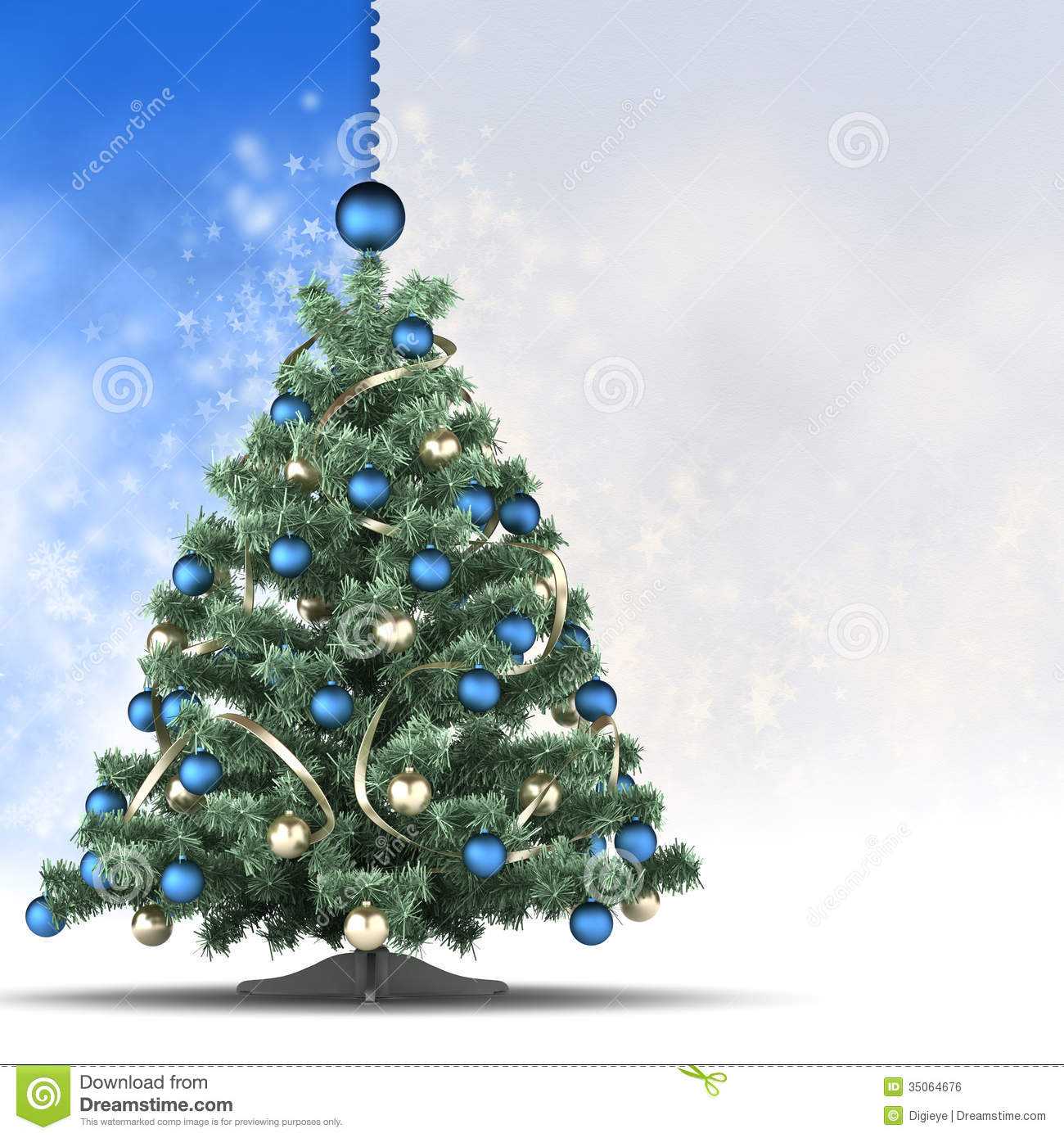 Christmas Card Template - Xmas Tree And Blank Space For Text Pertaining To Blank Christmas Card Templates Free