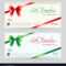 Christmas Gift Card Or Gift Voucher Template Within Free Christmas Gift Certificate Templates
