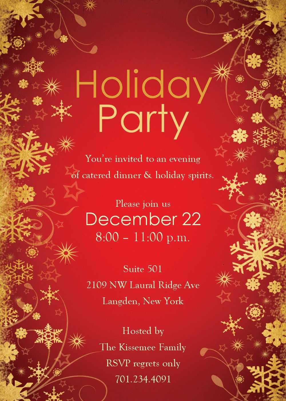 Christmas Party Invitations Templates Word | Christmas Party With Free Christmas Invitation Templates For Word