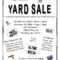 Church Yard Sale Flyer | Gt Midwest: Garage Sale | Yard Sale Within Yard Sale Flyer Template Word