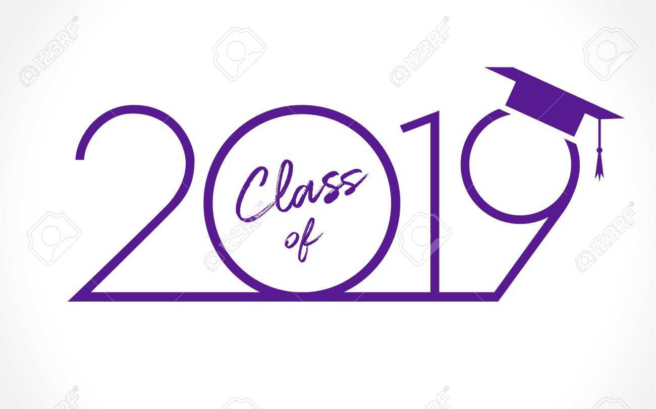 Class Of 20 19 Year Graduation Banner, Awards Concept. T Shirt.. Within Graduation Banner Template