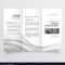 Clean Minimal Trifold Brochure Template Layout With Regard To Cleaning Brochure Templates Free