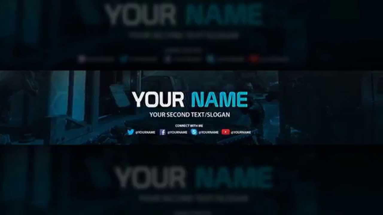 Clean Youtube Banner Template – Tristan Nelson Inside Youtube Banners Template