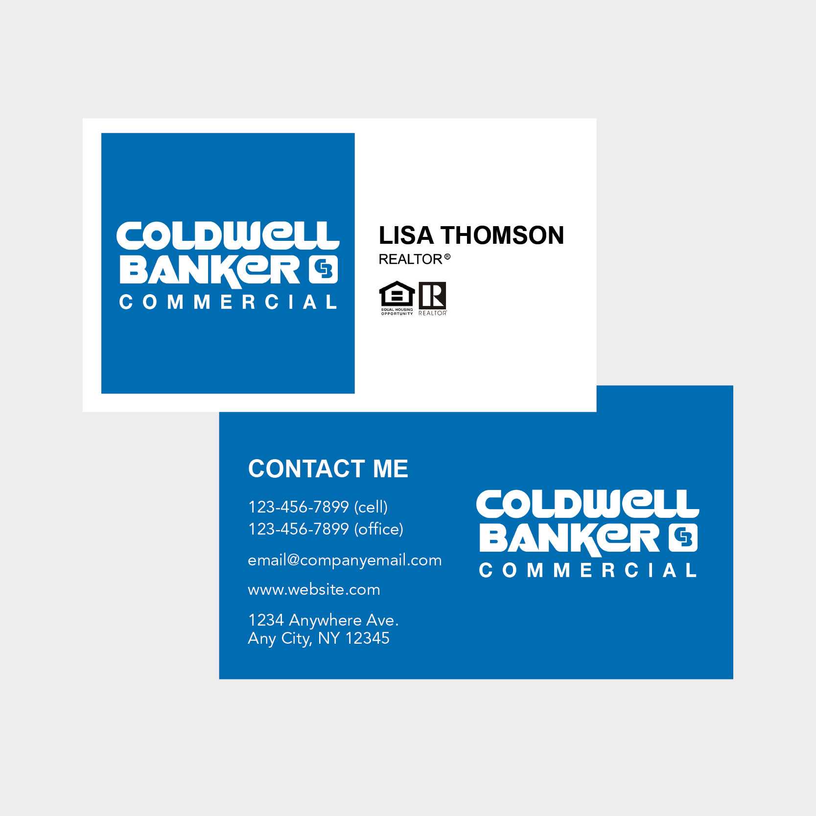 Coldwell Banker Business Cards Regarding Coldwell Banker Business Card Template
