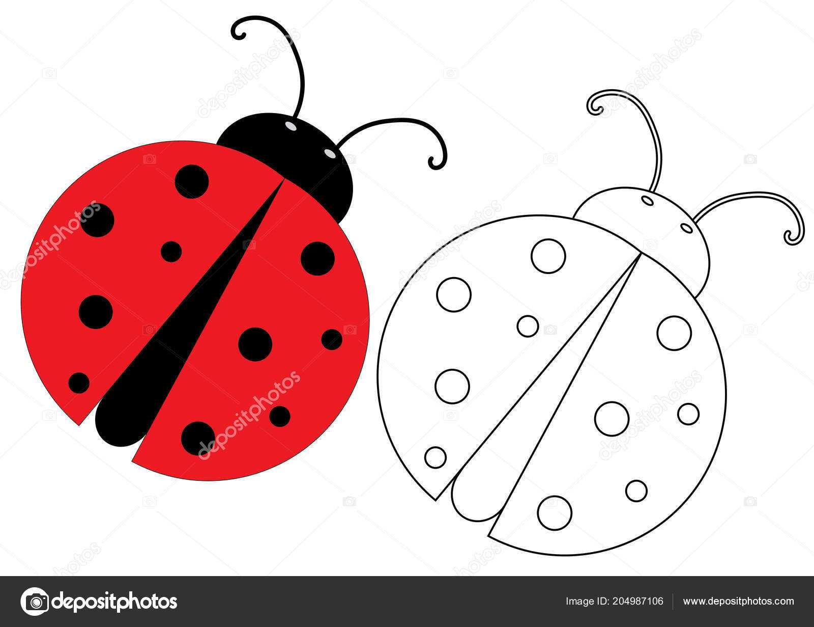 Coloring Pages : Cute Ladybuging Page Clip Art Blank Baby L With Regard To Blank Ladybug Template