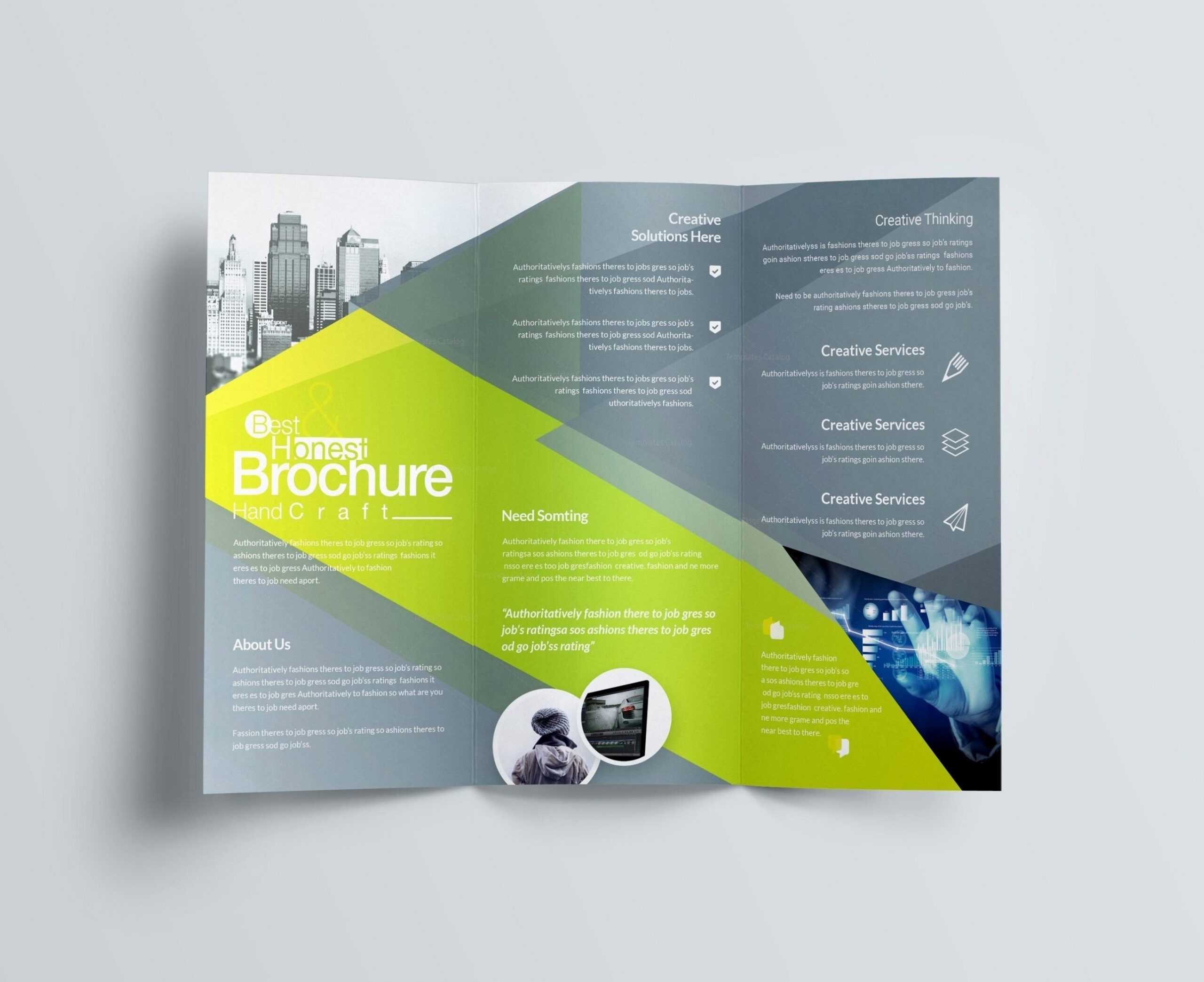 Computer Science Brochure Templates Design Free Download With Regard To Free Brochure Template Downloads