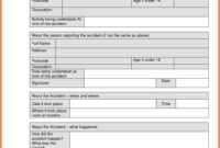 Construction Accident Report Form Sample | Report Template regarding Itil Incident Report Form Template