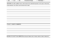 Construction Daily Report Template | Report Template, Daily with Daily Work Report Template