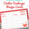 Cookie Exchange Recipe Card Template – Atlantaauctionco In Cookie Exchange Recipe Card Template
