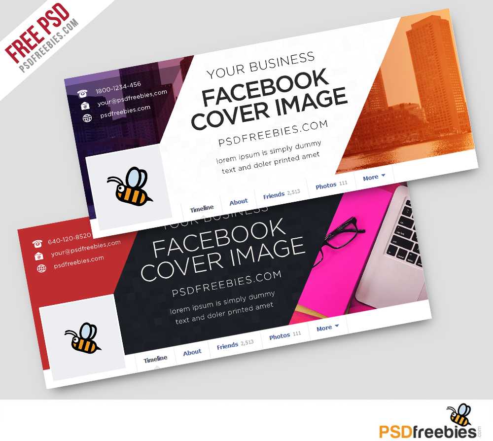 Corporate Facebook Covers Free Psd Template | Psdfreebies In Facebook Banner Template Psd