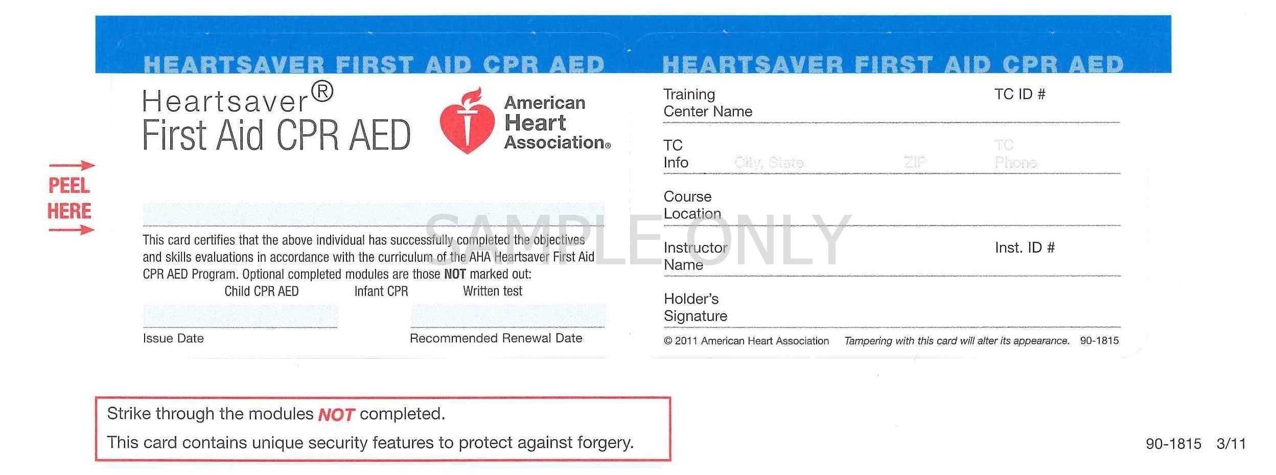 Cpr Card Template | Doyadoyasamos Intended For Cpr Card Template