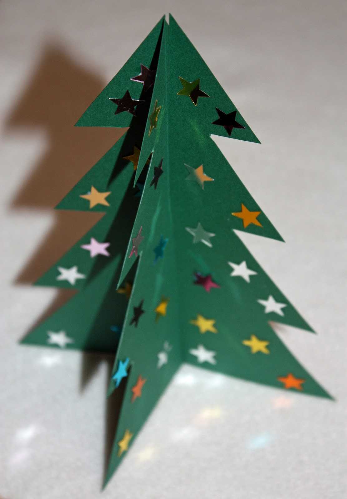 Craft And Activities For All Ages!: Make A 3D Card Christmas Intended For 3D Christmas Tree Card Template