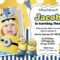 Create Own Minion Birthday Invitations Templates For Create Intended For Minion Card Template