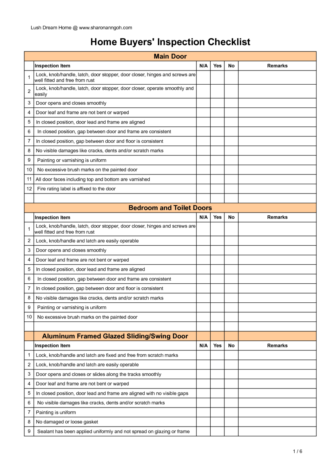 Creating A Home Inspection Checklist Using Microsoft Excel Regarding Home Inspection Report Template Pdf 1086x1536 