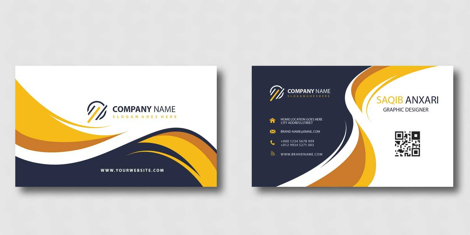 Creative Business Card Template Intended For Buisness Card Template
