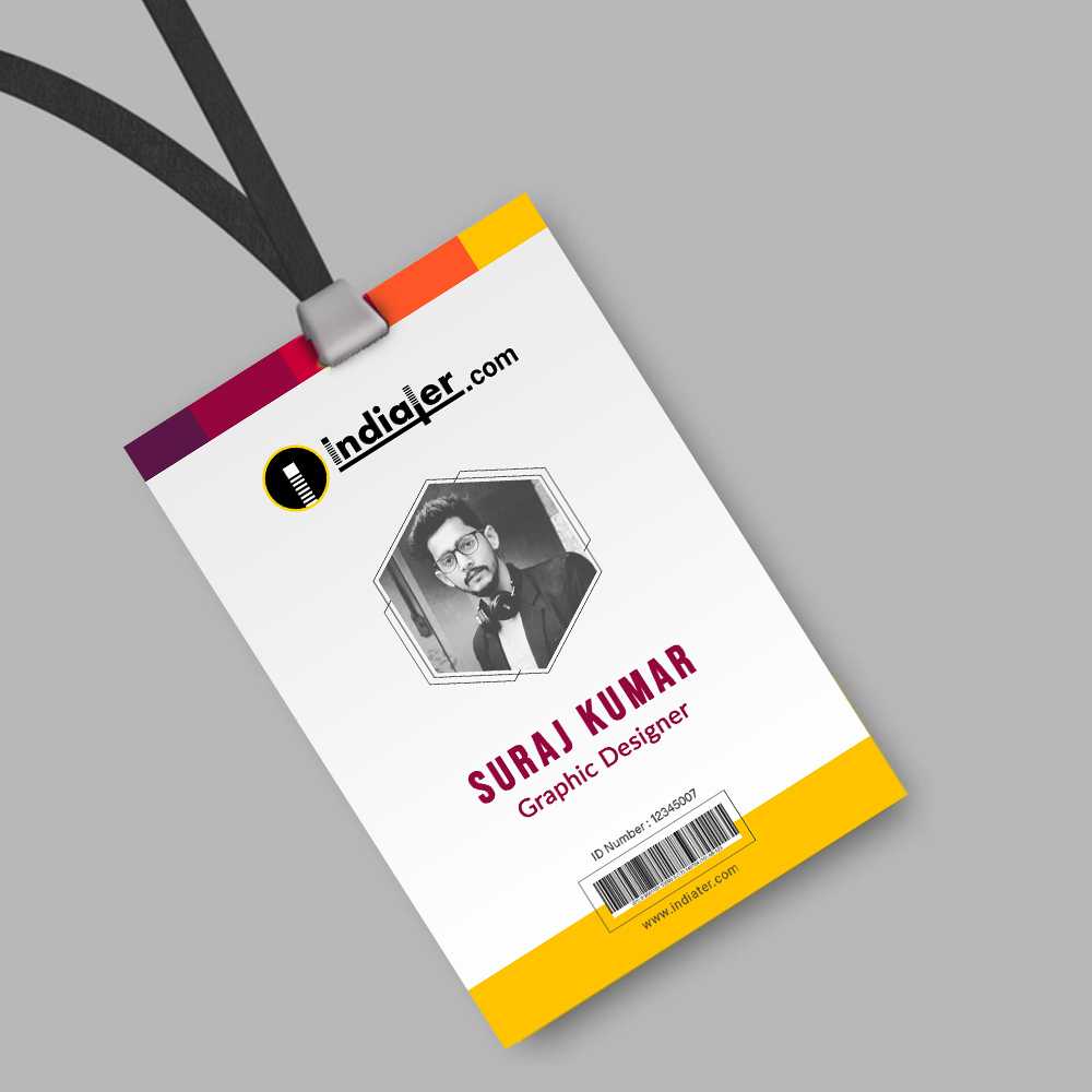 Creative Corporate Official Id Card Template Psd Free – Indiater With Regard To Photographer Id Card Template