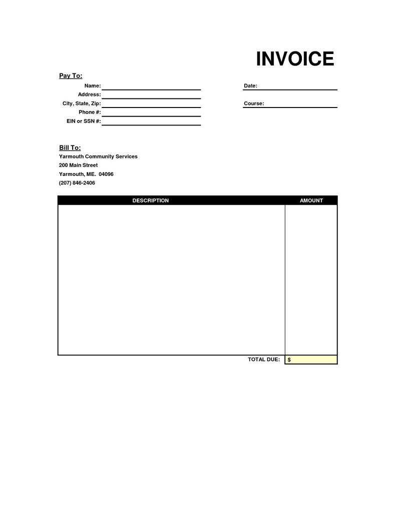 Creative Free Printable Invoice Templates Word Pertaining To Free Invoice Template Word Mac