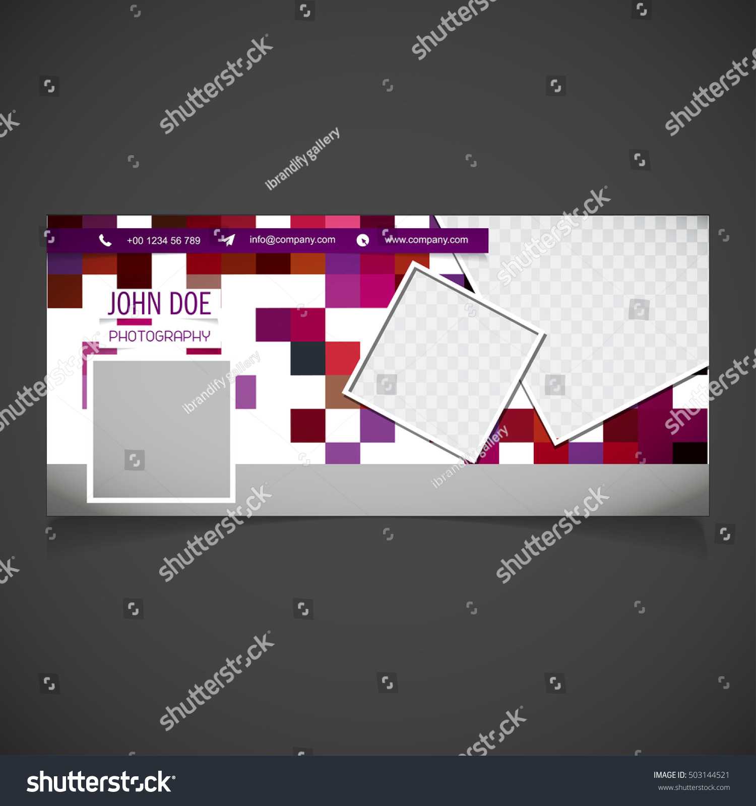 Creative Photography Banner Template Place Image Stock Within Photography Banner Template