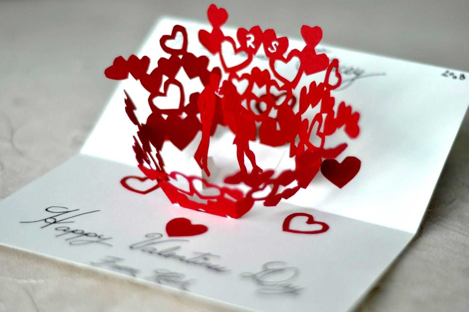 Creative Pop Up Cards Free Templates | Besttemplate123 | Pop Within Heart Pop Up Card Template Free