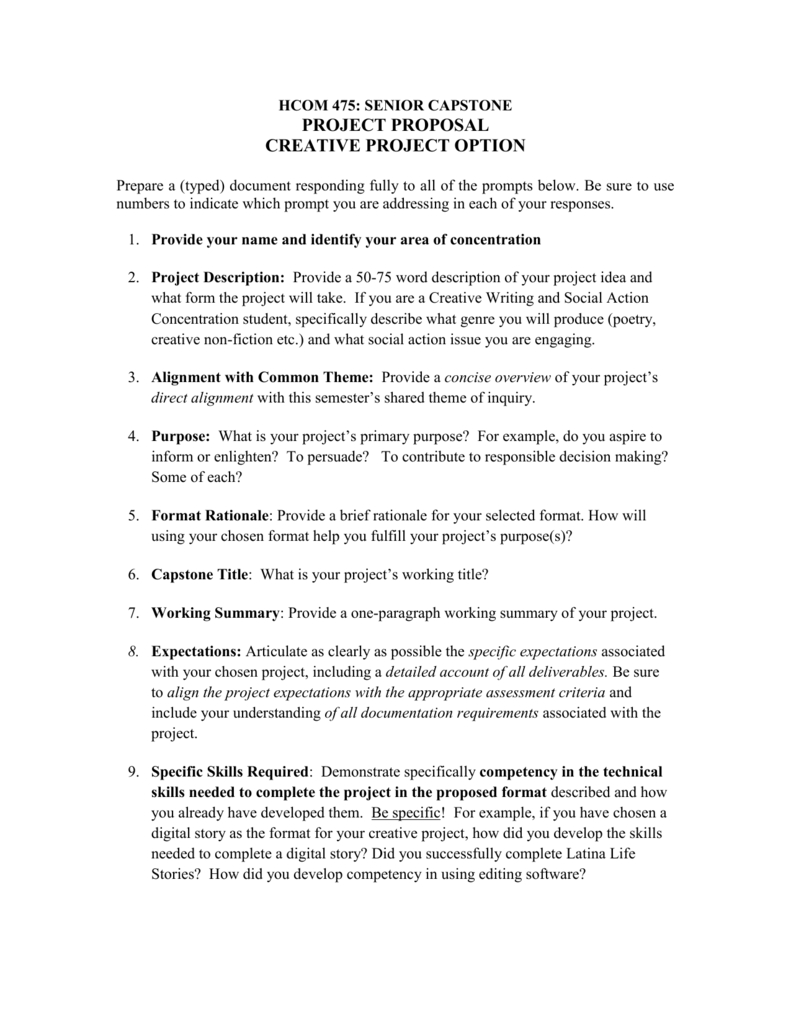 Creative Project Proposal Template With Software Project Proposal Template Word