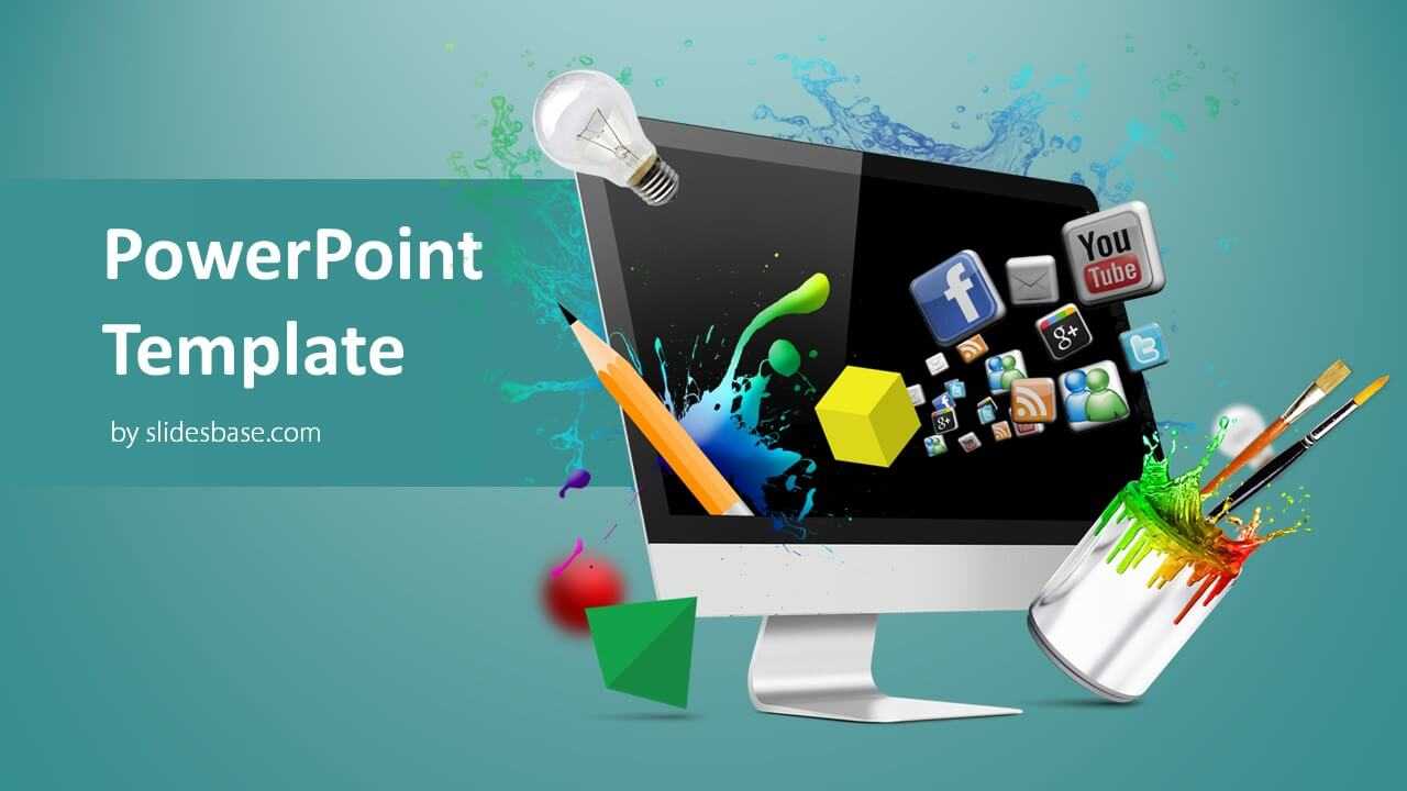 Creative Web Design Powerpoint Template For Multimedia Powerpoint Templates