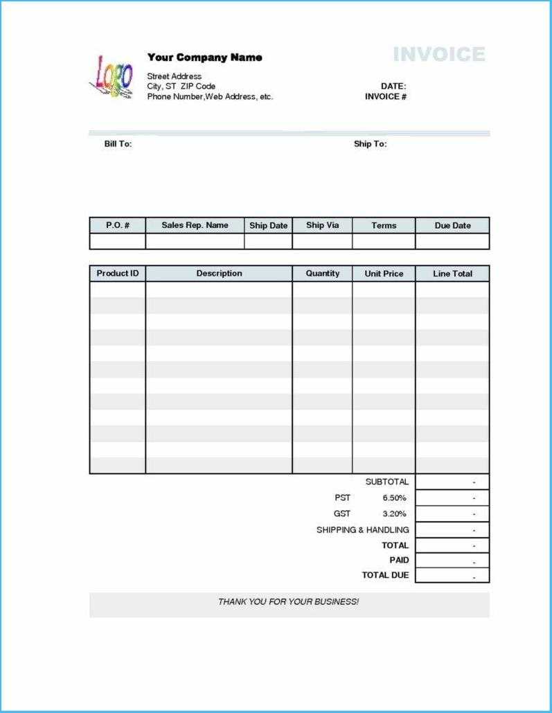 Credit Card Invoice Template #4924 With Credit Card Bill Template