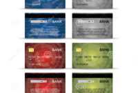Credit Or Debet Cards Design Set Stock Vector - Illustration with Credit Card Templates For Sale