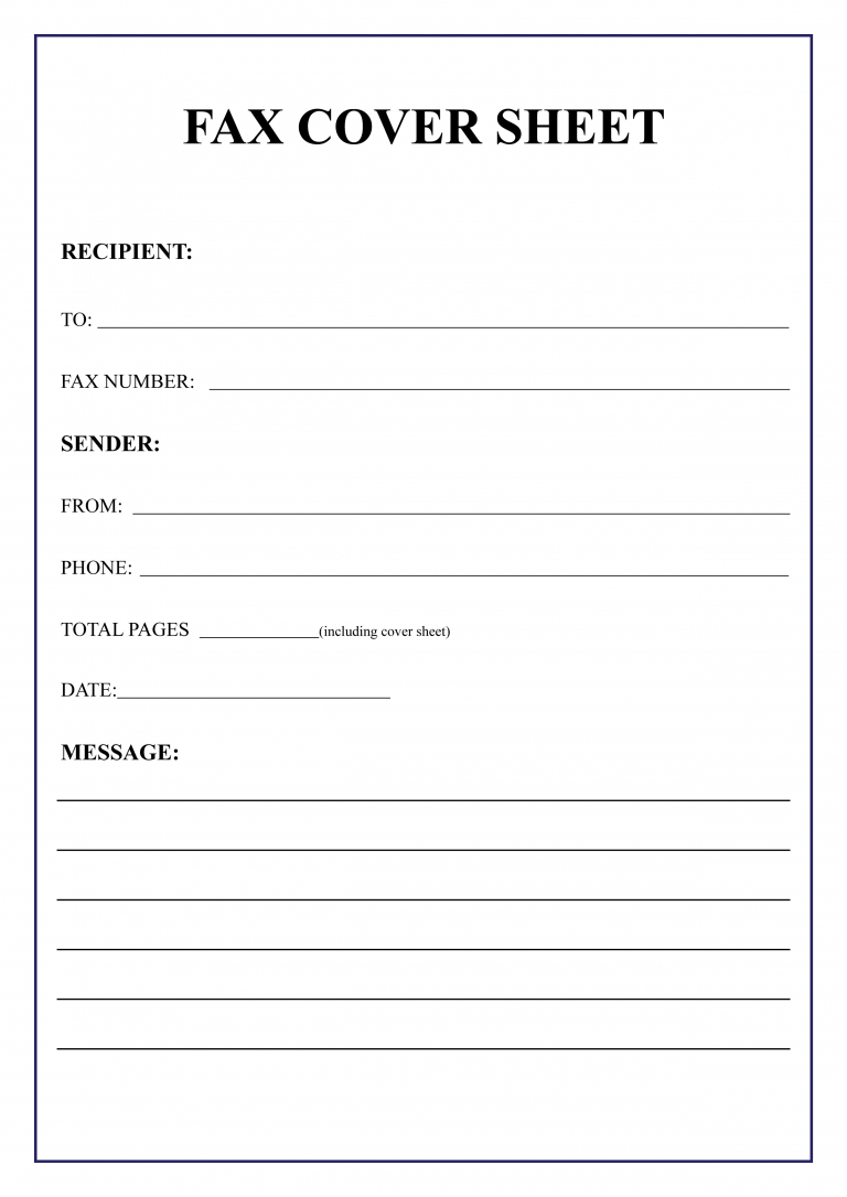 Cretech Make Fax Cover Sheet 768 | Rosewoodtavern Pertaining To Fax Template Word 2010